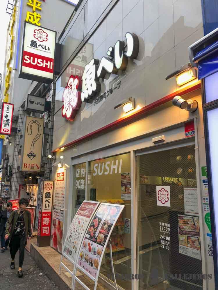 Uobei Shibuya Dogenzaka. Donde comer en Tokio
