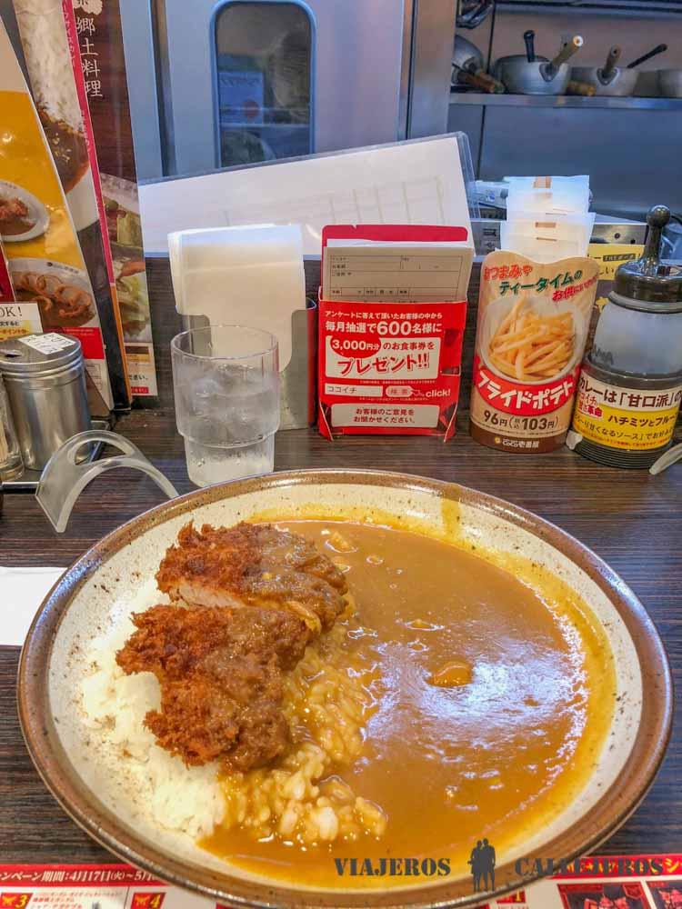 Curry House CoCo. Donde comer en Tokio