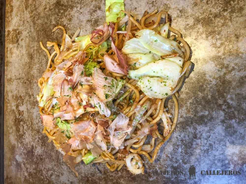 Yakisoba. Gastronomía japonesa
