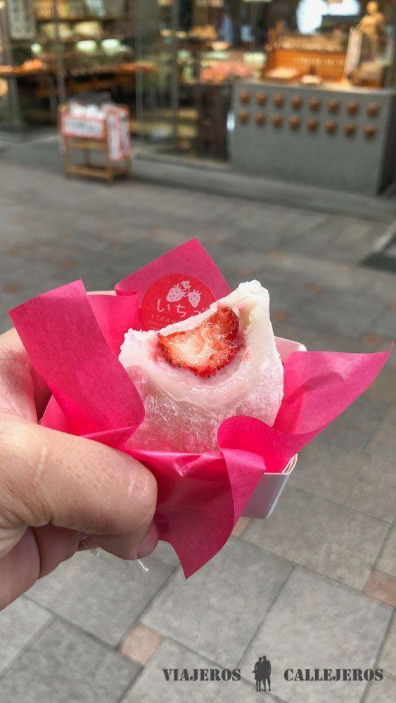 Mochi de fresa