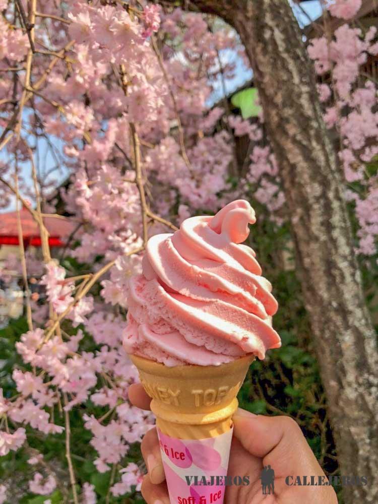 Helado sakura