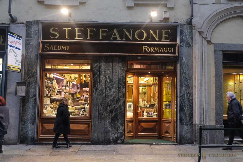 Tiendas de Turín en Vía Roma